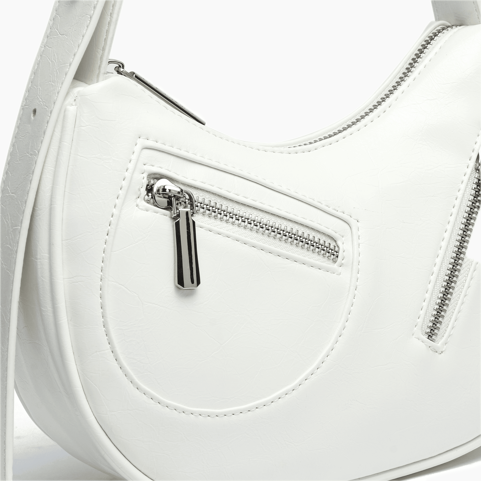 Dolce Crackled Vegan Shoulder Bag
