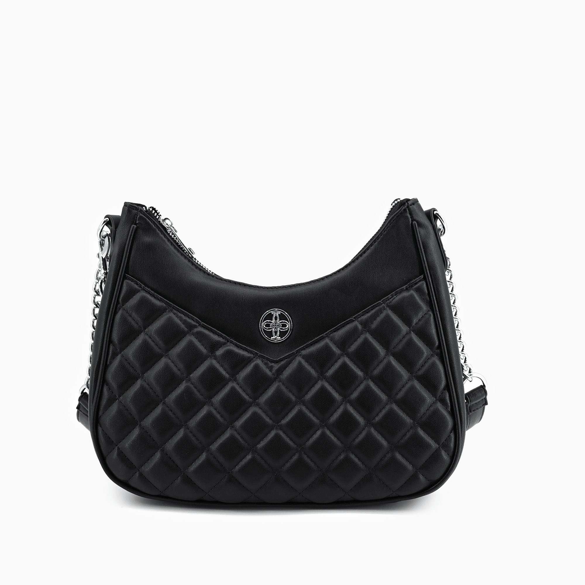 Auburn Y2K Vegan Dual Quilted Shoulder Bag | LIKE DREAMS