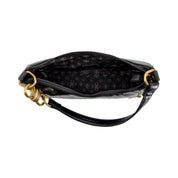 Dune Studded Crescent Shoulder Bag
