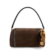 Reve Faux Suede Bowling Bag