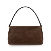 Reve Faux Suede Bowling Bag