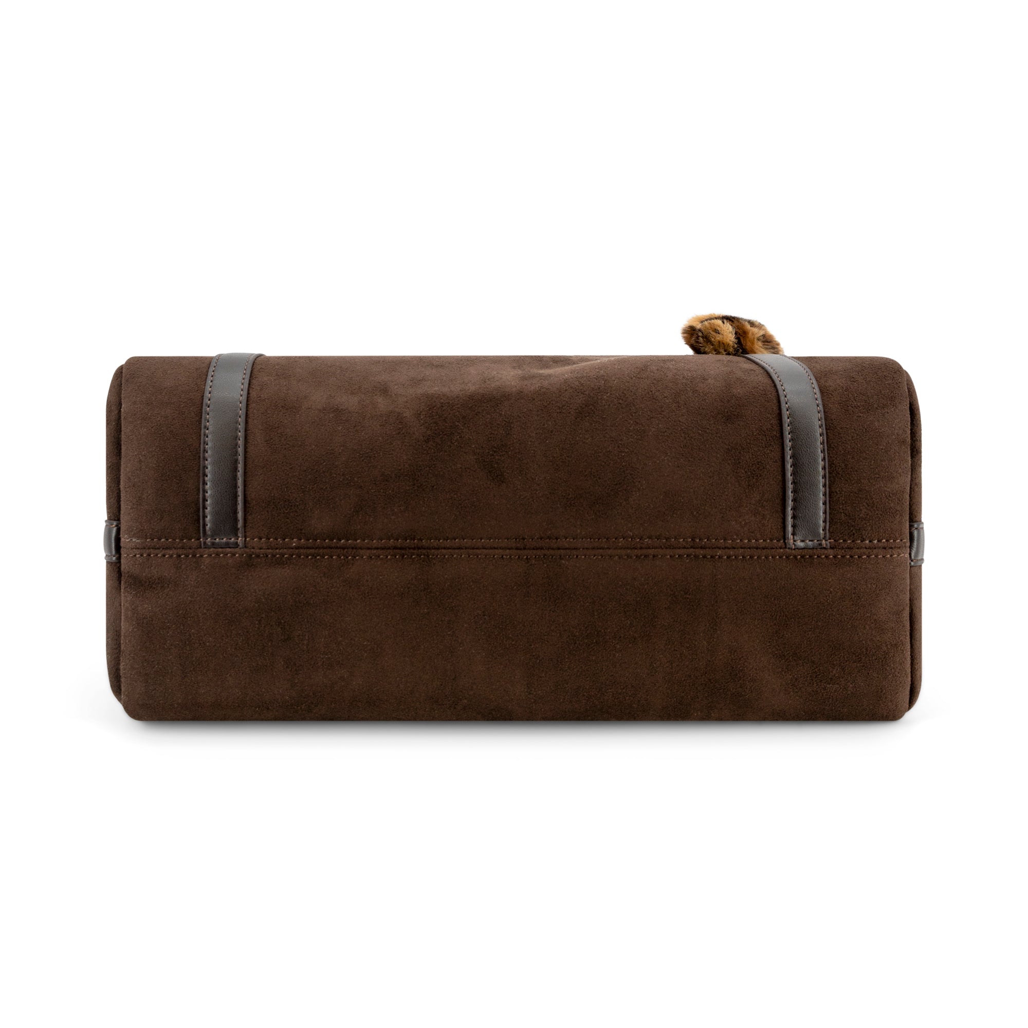 Reve Faux Suede Bowling Bag