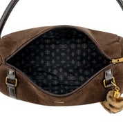 Reve Faux Suede Bowling Bag