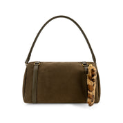 Reve Faux Suede Bowling Bag