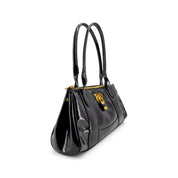 Pecan Lock East West Shoulder Bag