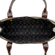 Pecan Lock East West Shoulder Bag
