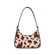 Sutton Cow Print Shoulder Bag