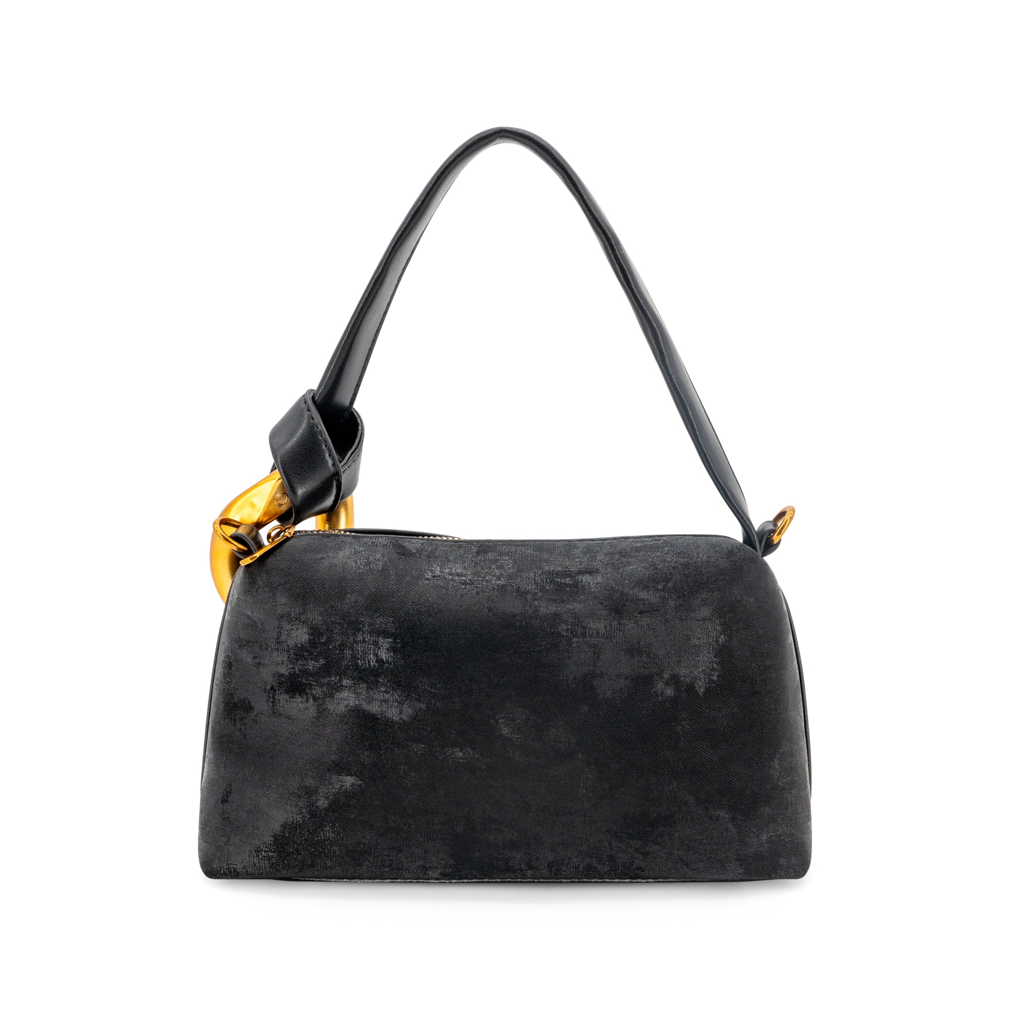 Halo Velvet Shoulder Bag back View