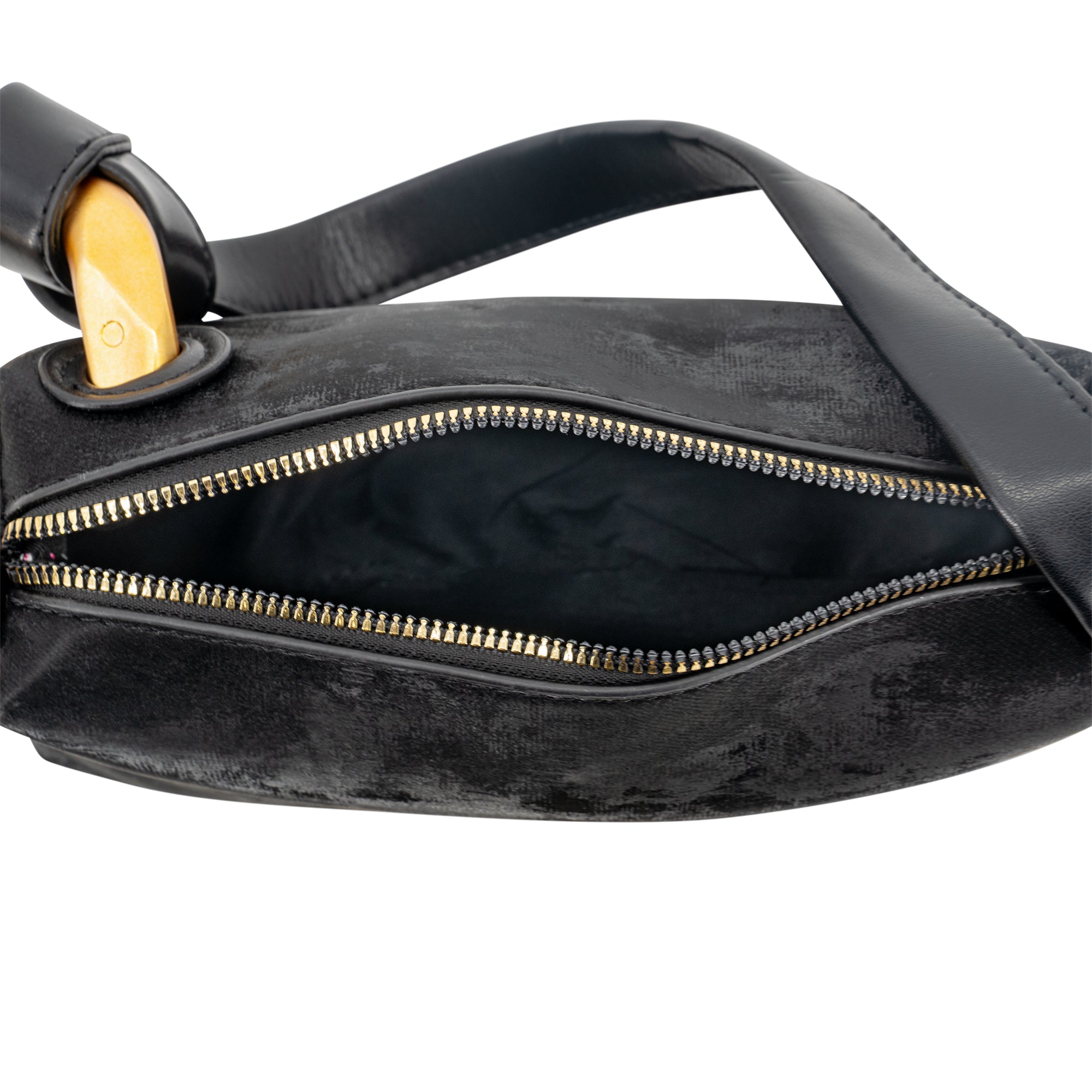 Halo Velvet Shoulder Bag Side View