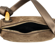 Halo Velvet Shoulder Bag Interior View