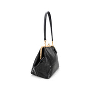 Miette Faux Croc Top Handle Clutch