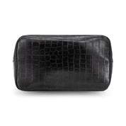 Miette Faux Croc Top Handle Clutch