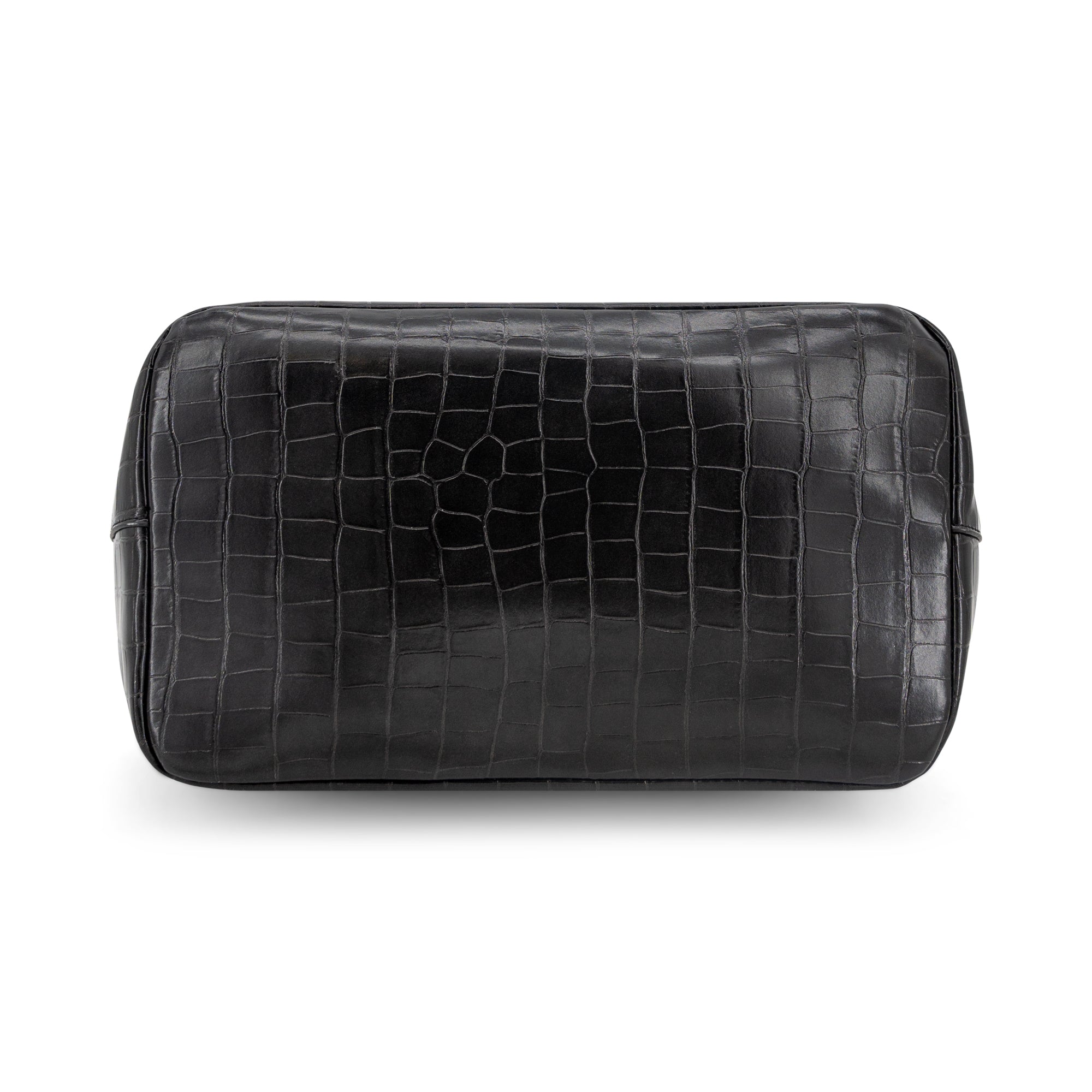 Miette Faux Croc Top Handle Clutch