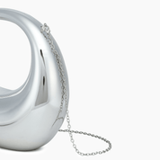 Moonlit Love Metallic Clear Clutch Bag