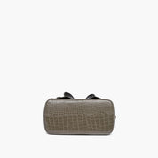 Celia Double Bowtie Vegan Embossed Crossbody Bag