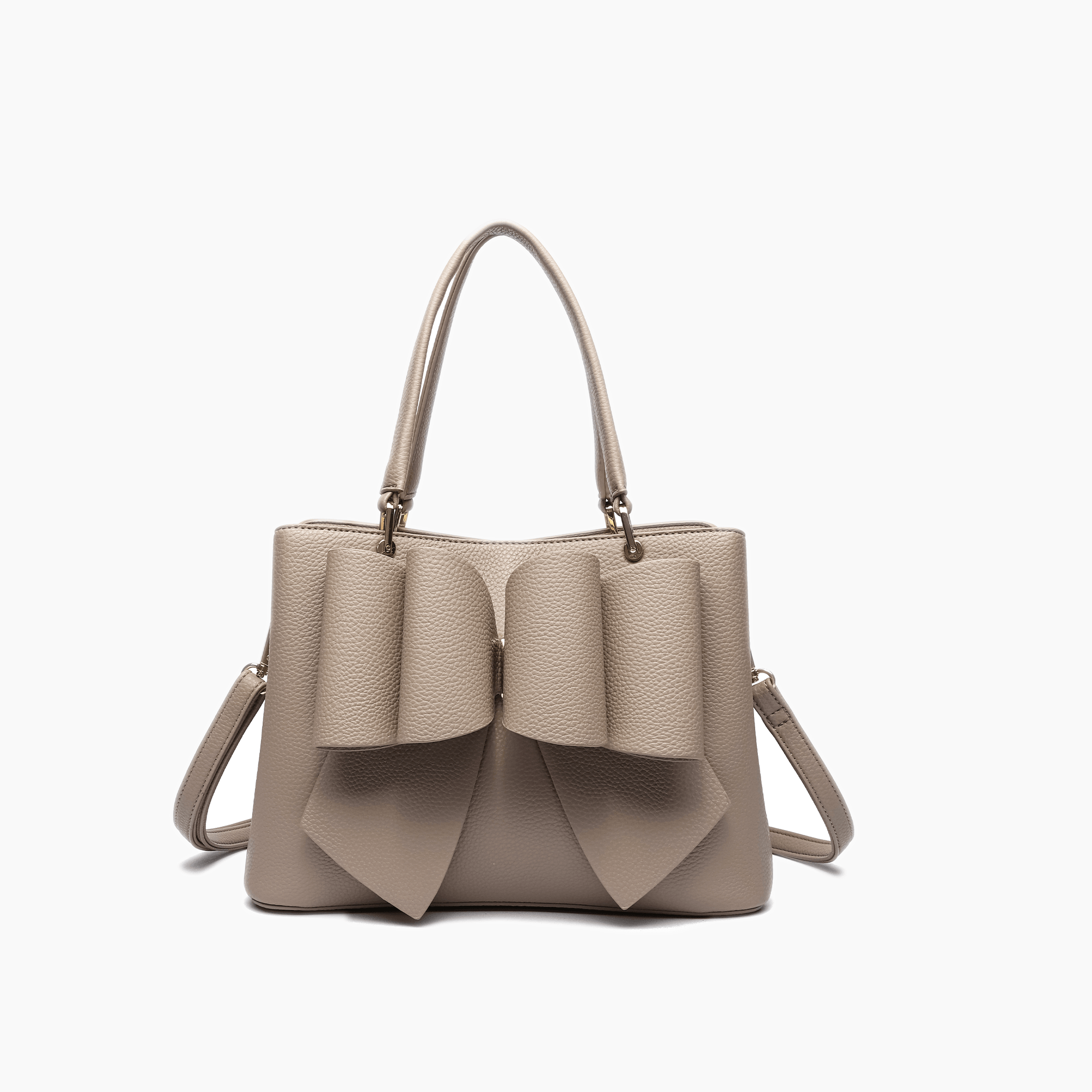 Jenna Bow Vegan Satchel Crossbody Bag