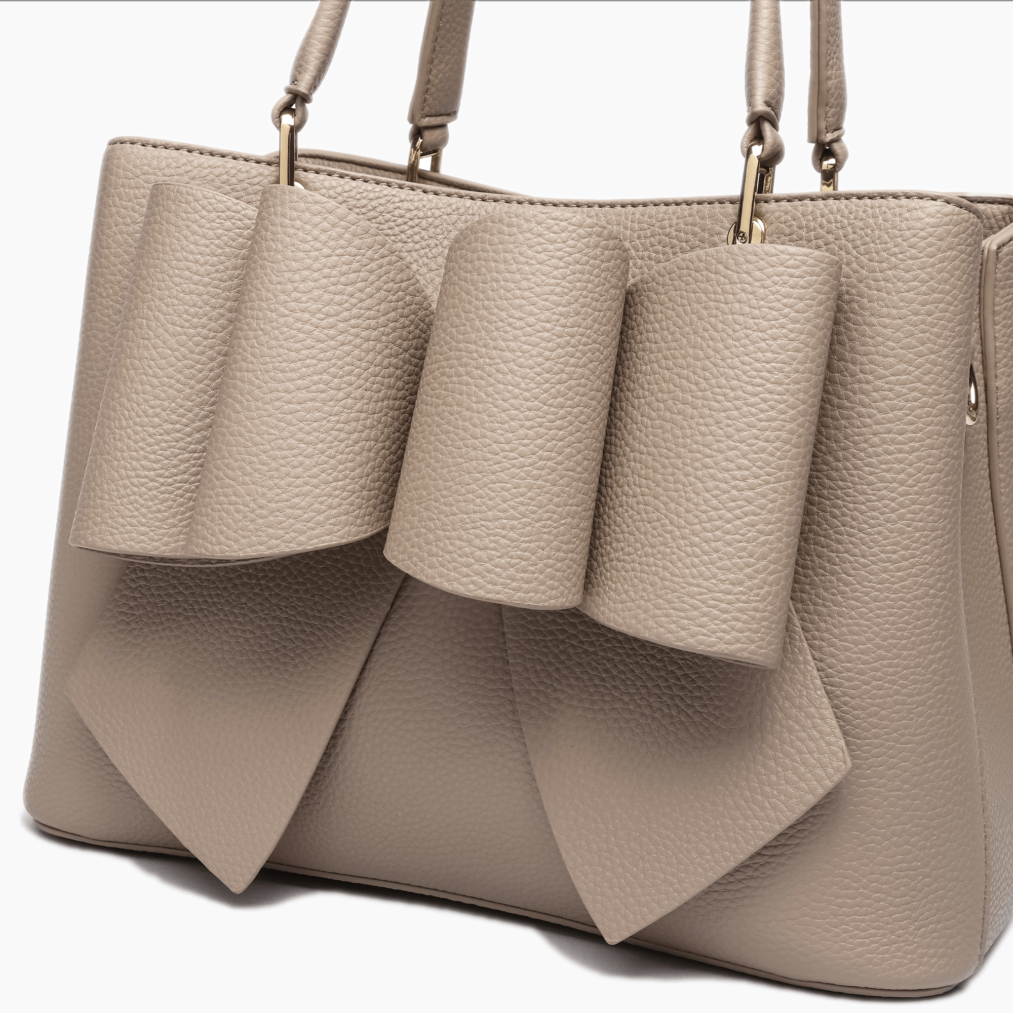 Jenna Bow Vegan Satchel Crossbody Bag