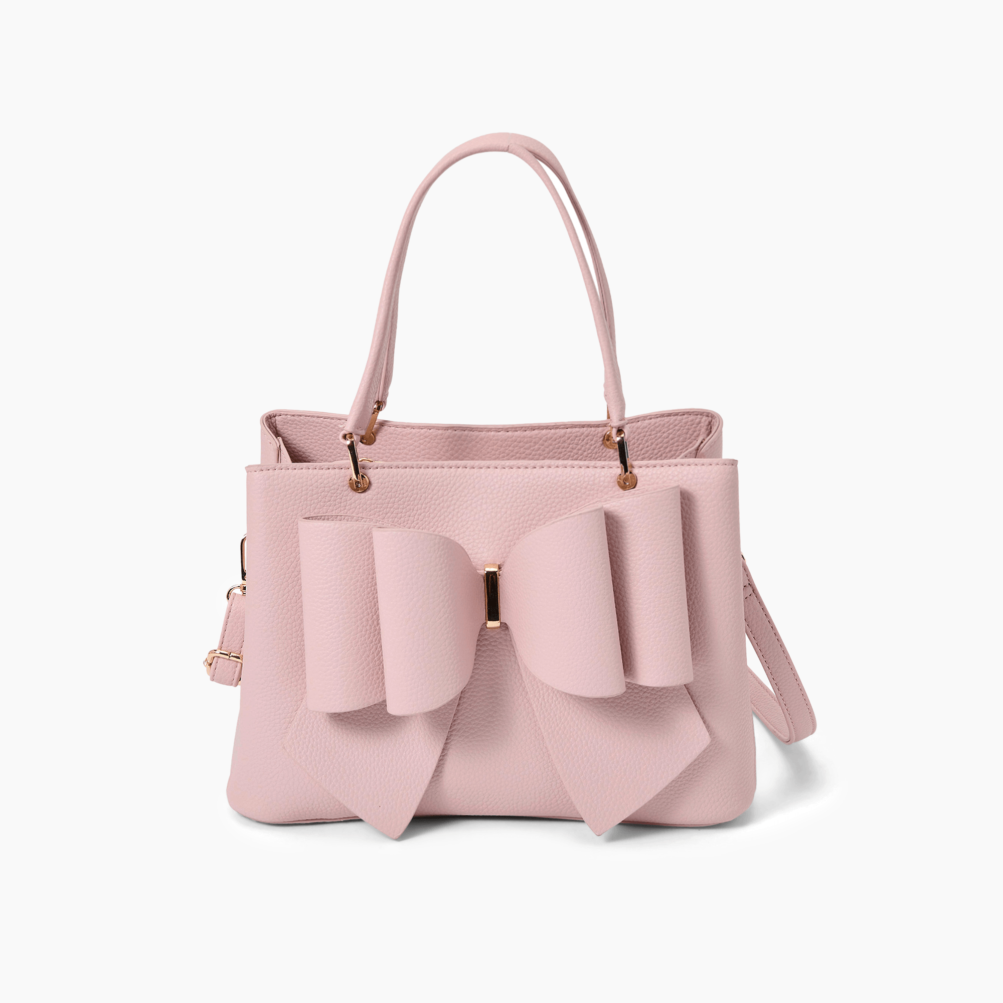 Jenna Bow Vegan Satchel Crossbody Bag