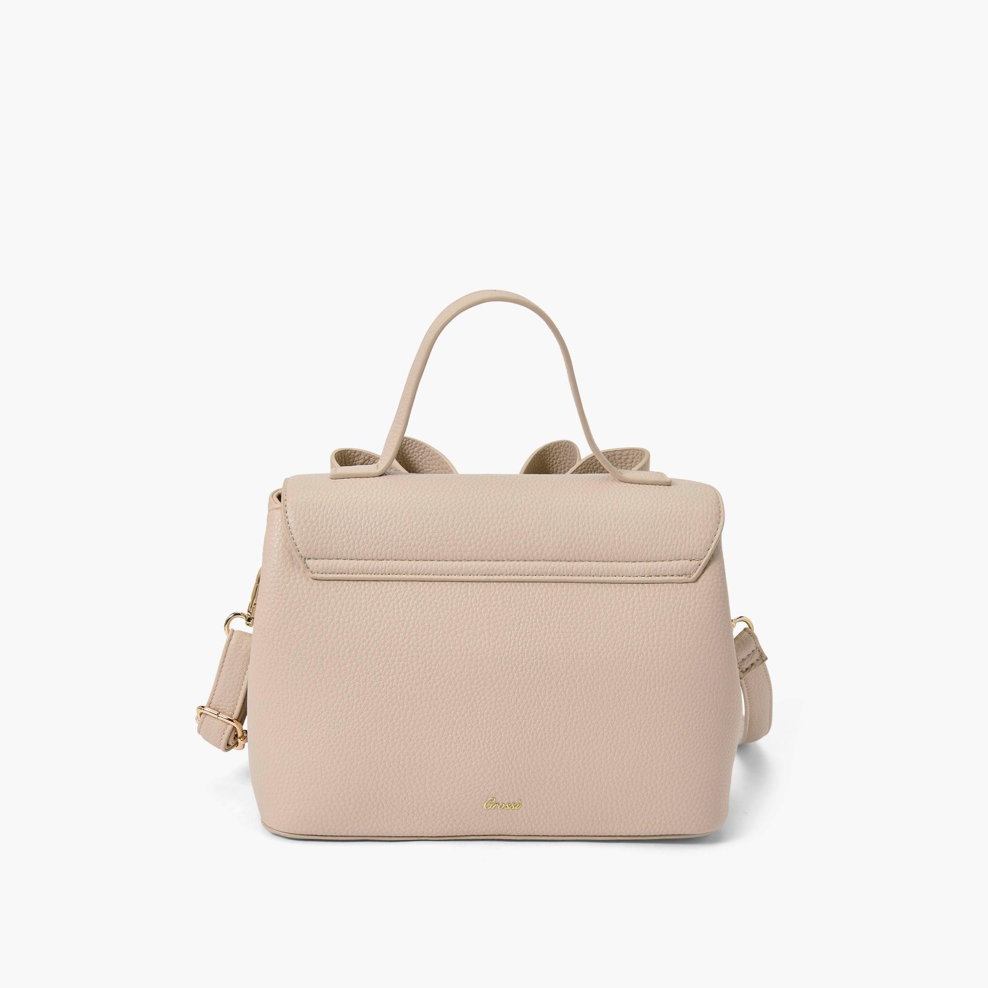 Eva Double Bow Crossbody Satchel Bag