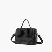 Eva Double Bow Vegan Satchel Crossbody Bag