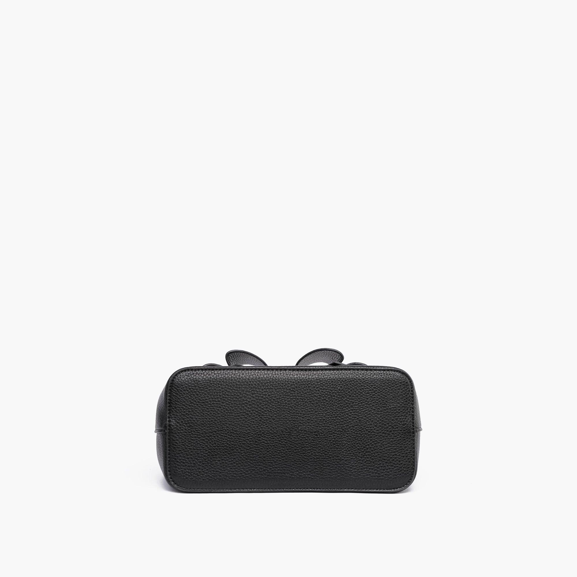 Eva Double Bow Vegan Satchel Crossbody Bag