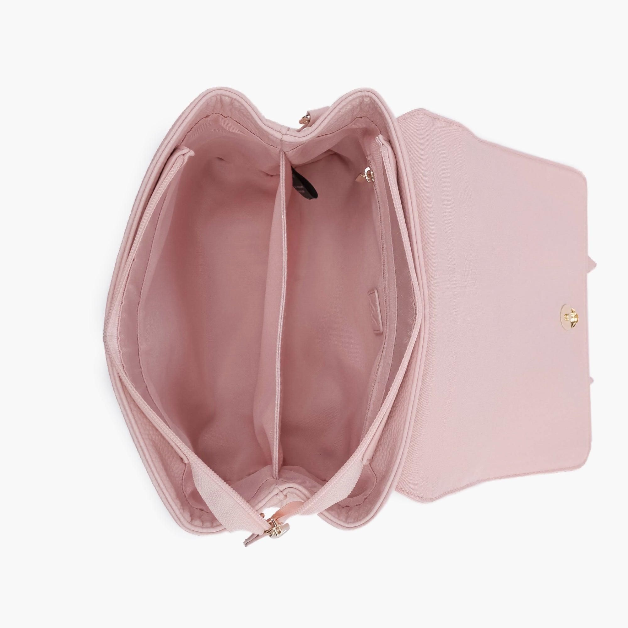 Eva Double Bow Vegan Satchel Crossbody Bag