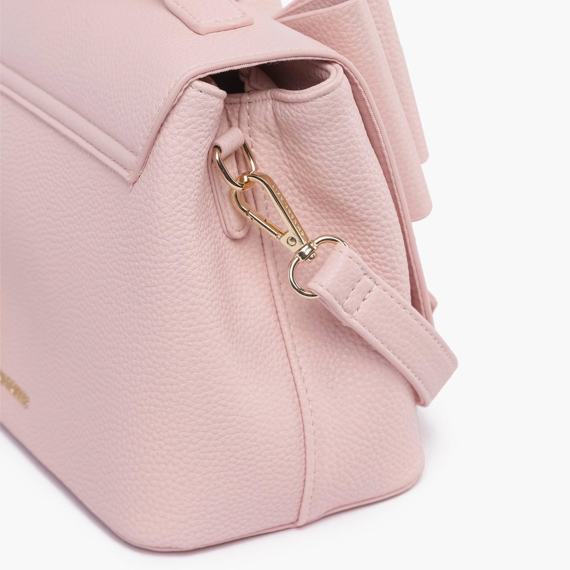 Eva Double Bow Vegan Satchel Crossbody Bag