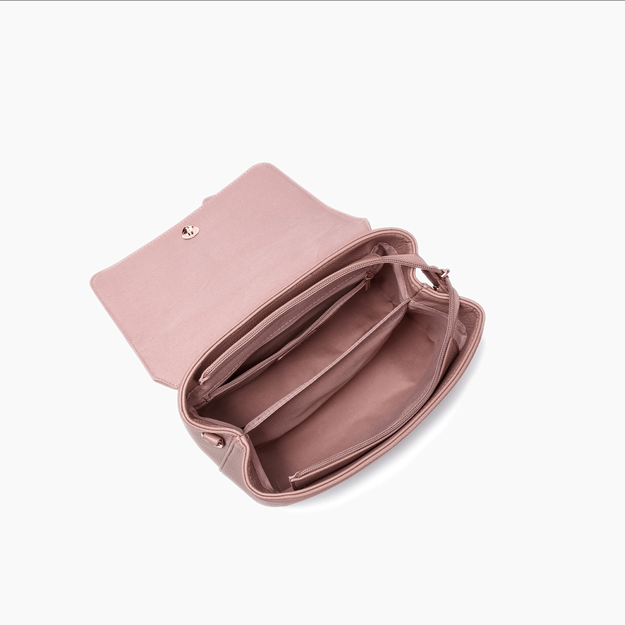 Eva Double Bow Vegan Satchel Crossbody Bag