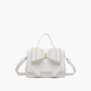 Eva Double Bow Vegan Satchel Crossbody Bag