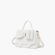 Eva Double Bow Vegan Satchel Crossbody Bag