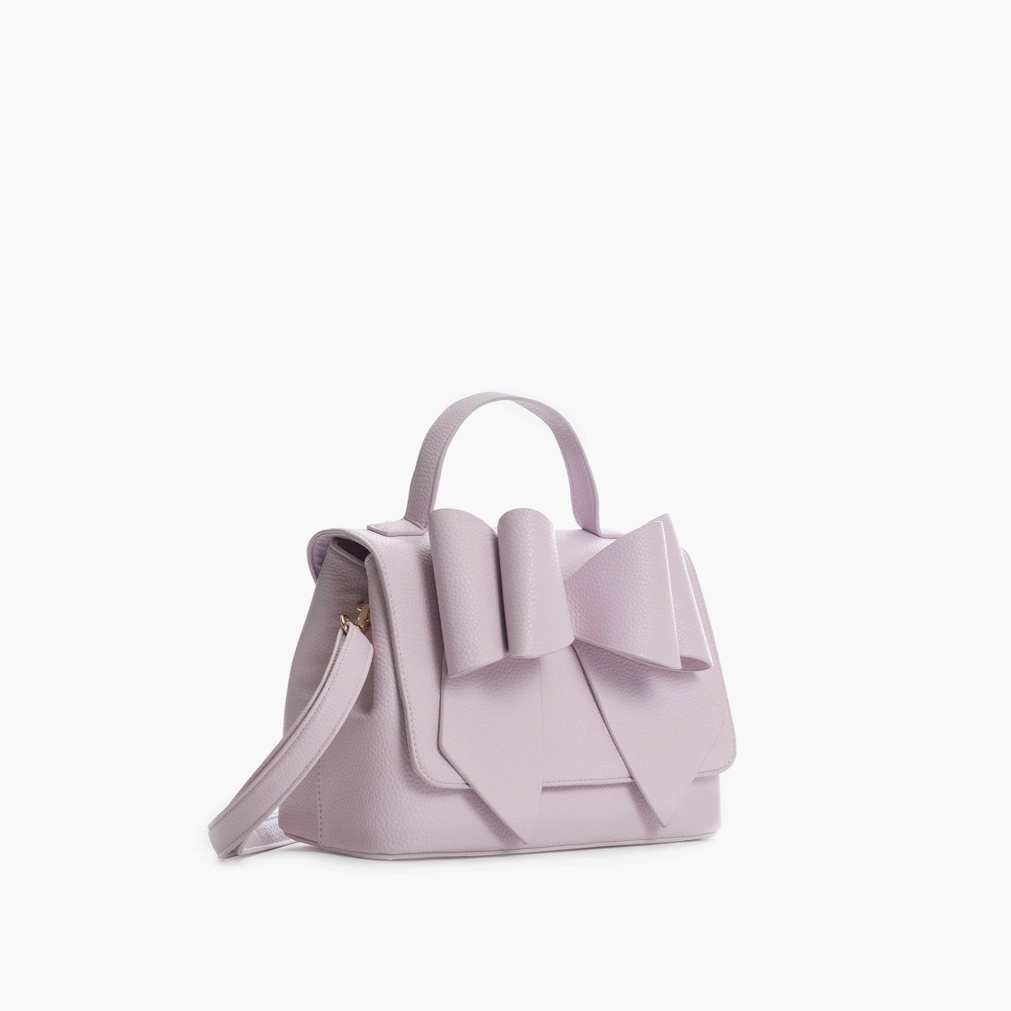 Eva Double Bow Vegan Satchel Crossbody Bag | LIKE DREAMS Eva Double Bow Vegan Satchel Crossbody Bag | LIKE DREAMS