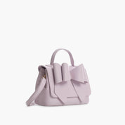 Eva Double Bow Vegan Satchel Crossbody Bag
