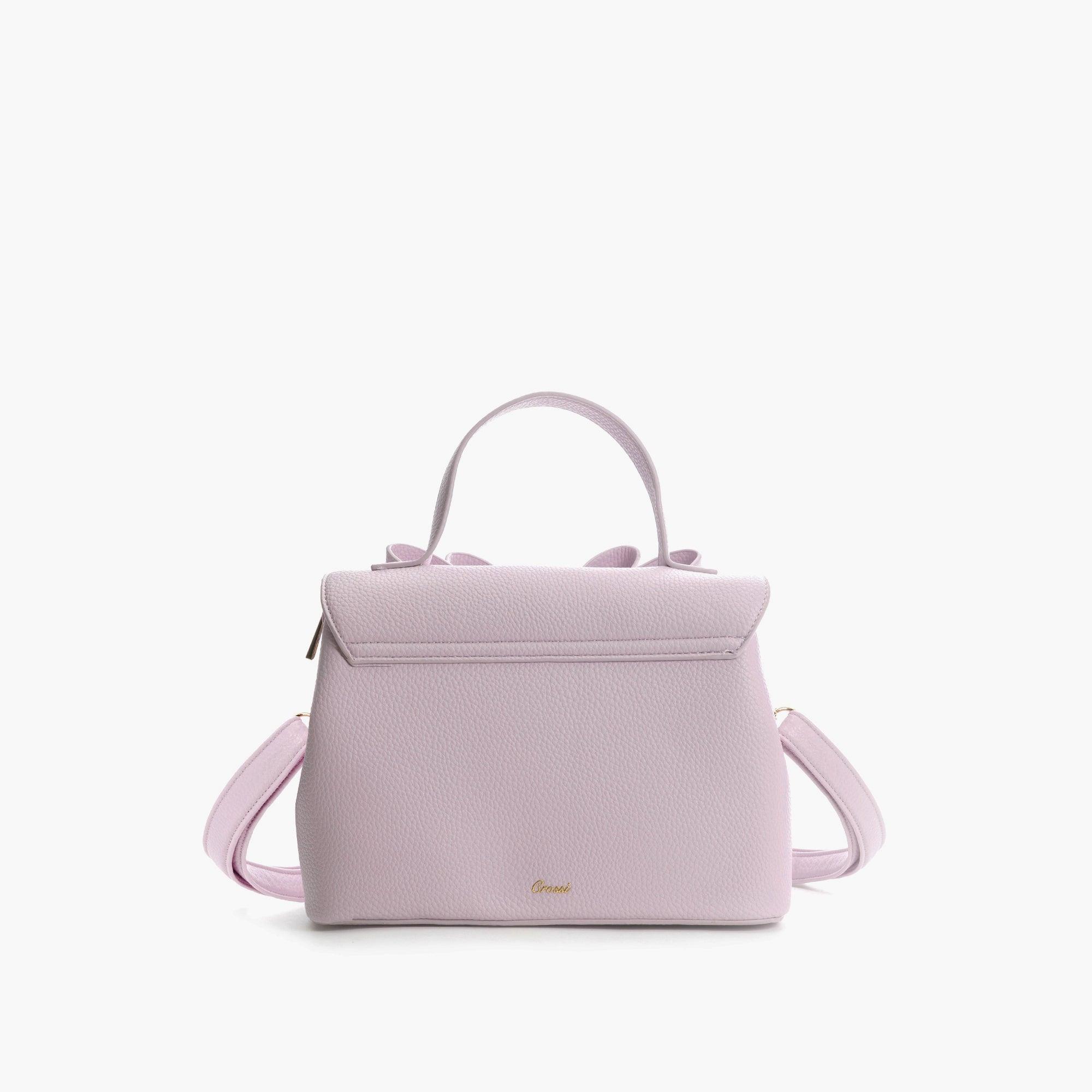 Eva Double Bow Vegan Satchel Crossbody Bag