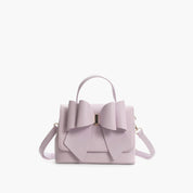 Eva Double Bow Vegan Satchel Crossbody Bag