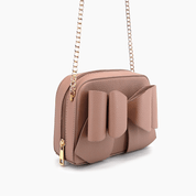 Chloe Bow Vegan Mini Crossbody Bag