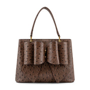 Remi Embossed Bow Satchel Bag