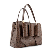 Remi Embossed Bow Satchel Bag