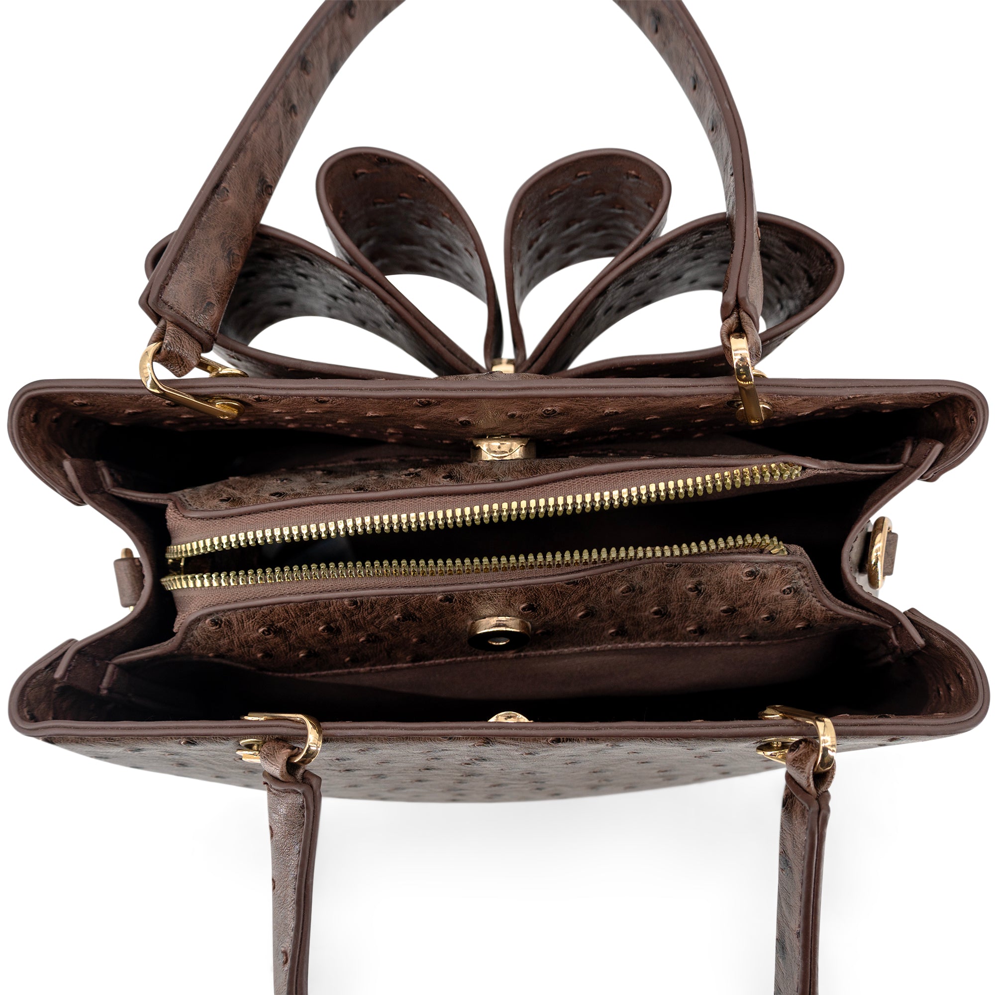 Remi Embossed Bow Satchel Bag