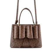 Remi Embossed Bow Satchel Bag