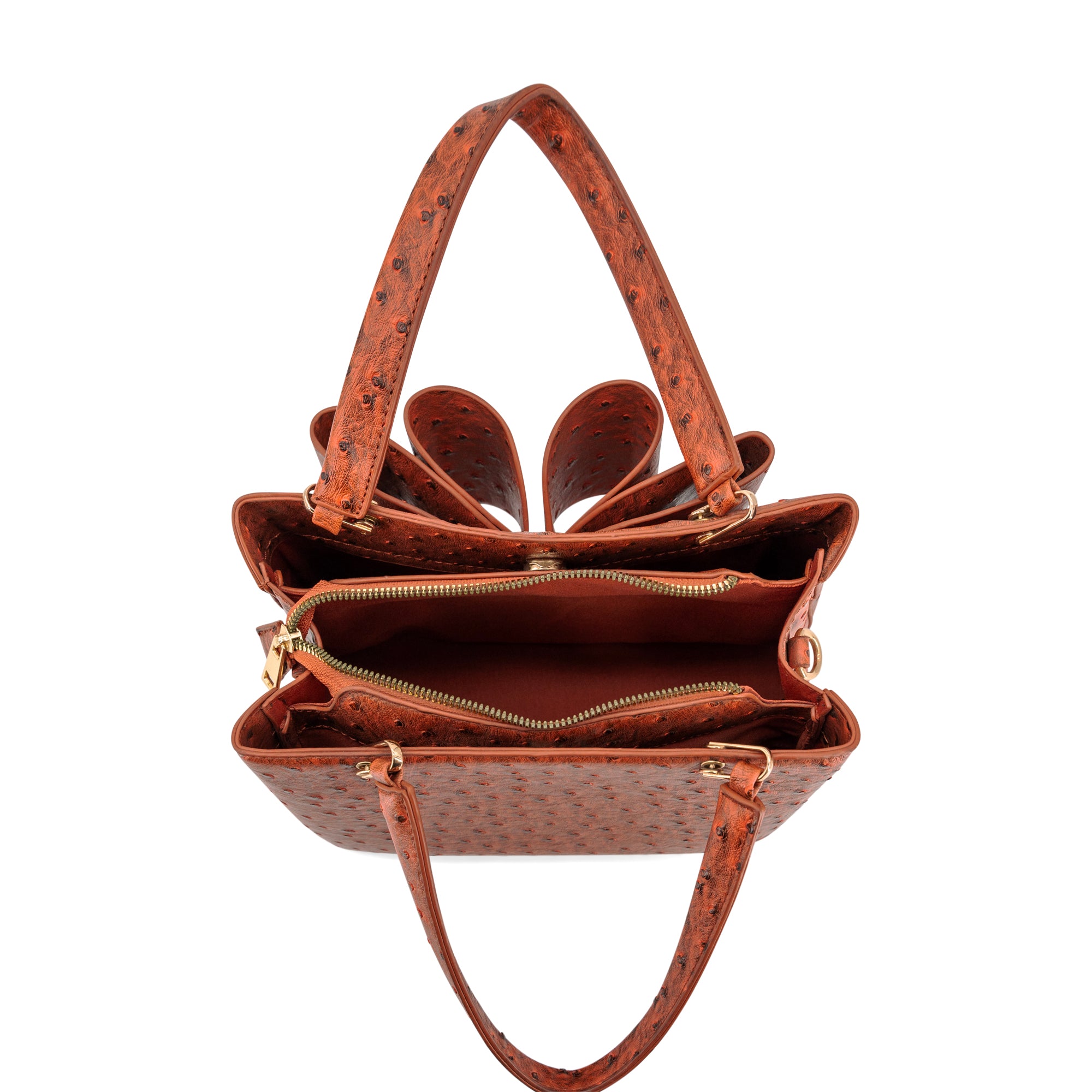 Remi Embossed Bow Satchel Bag