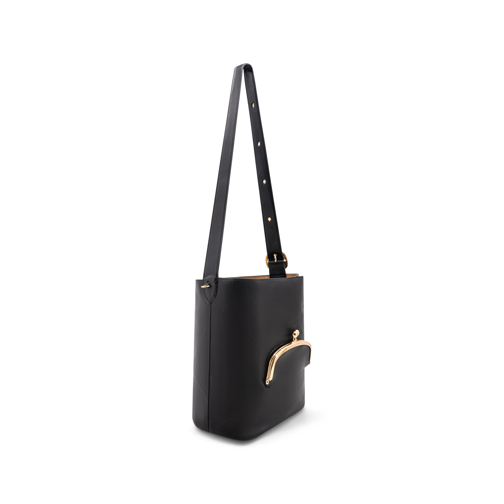Della Vegan Leather Hobo Bag Side View
