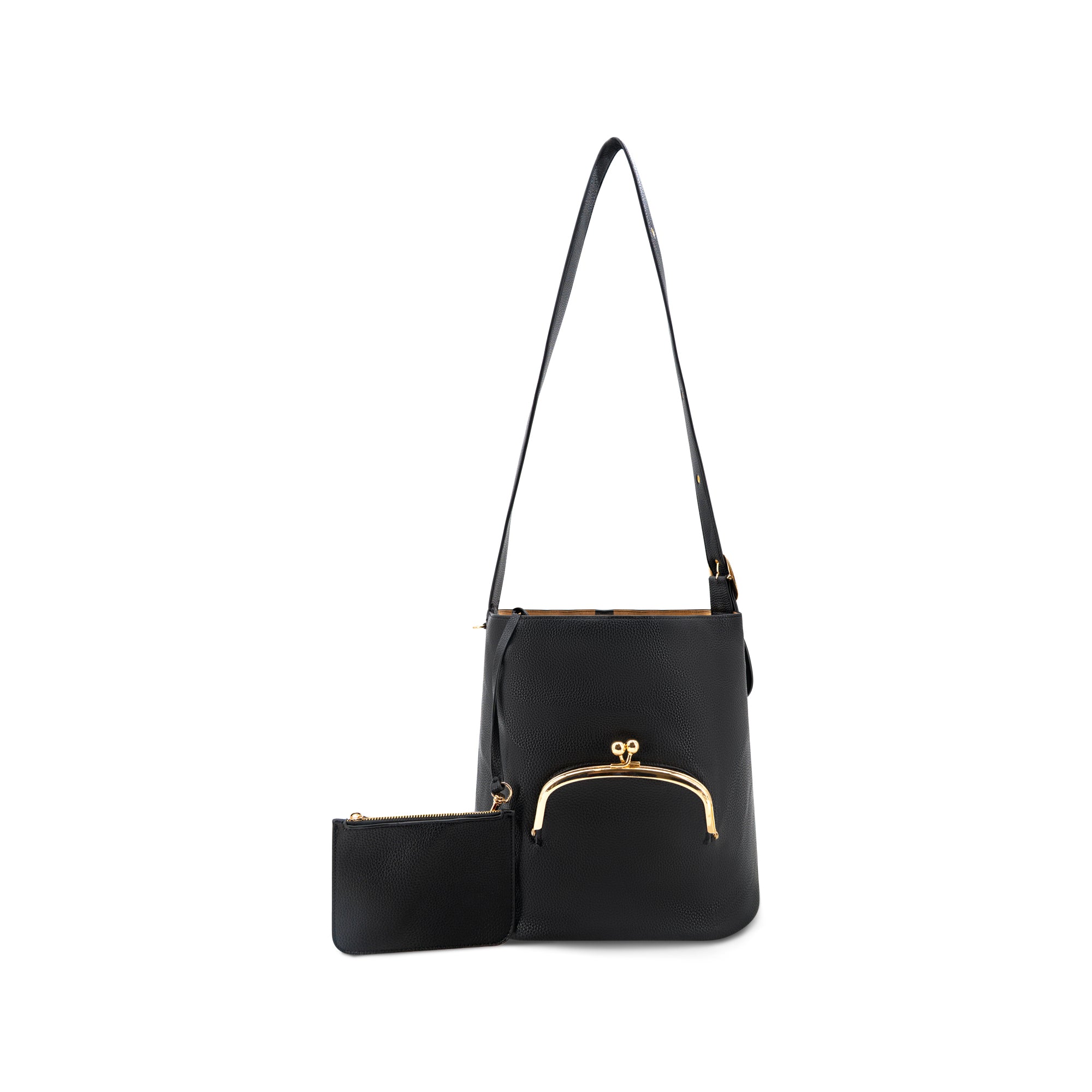 Della Vegan Leather Hobo Bag Side View