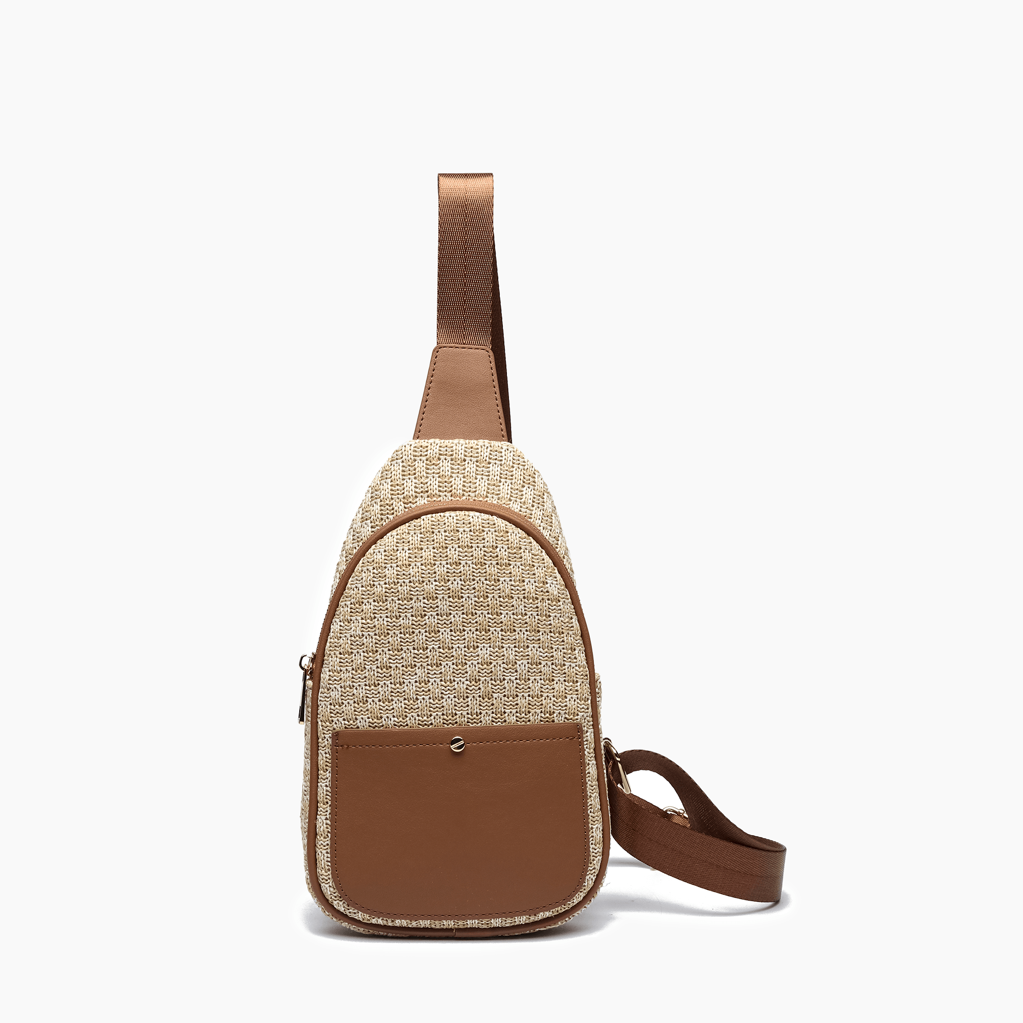 Lily Straw Crossbody Sling Bag