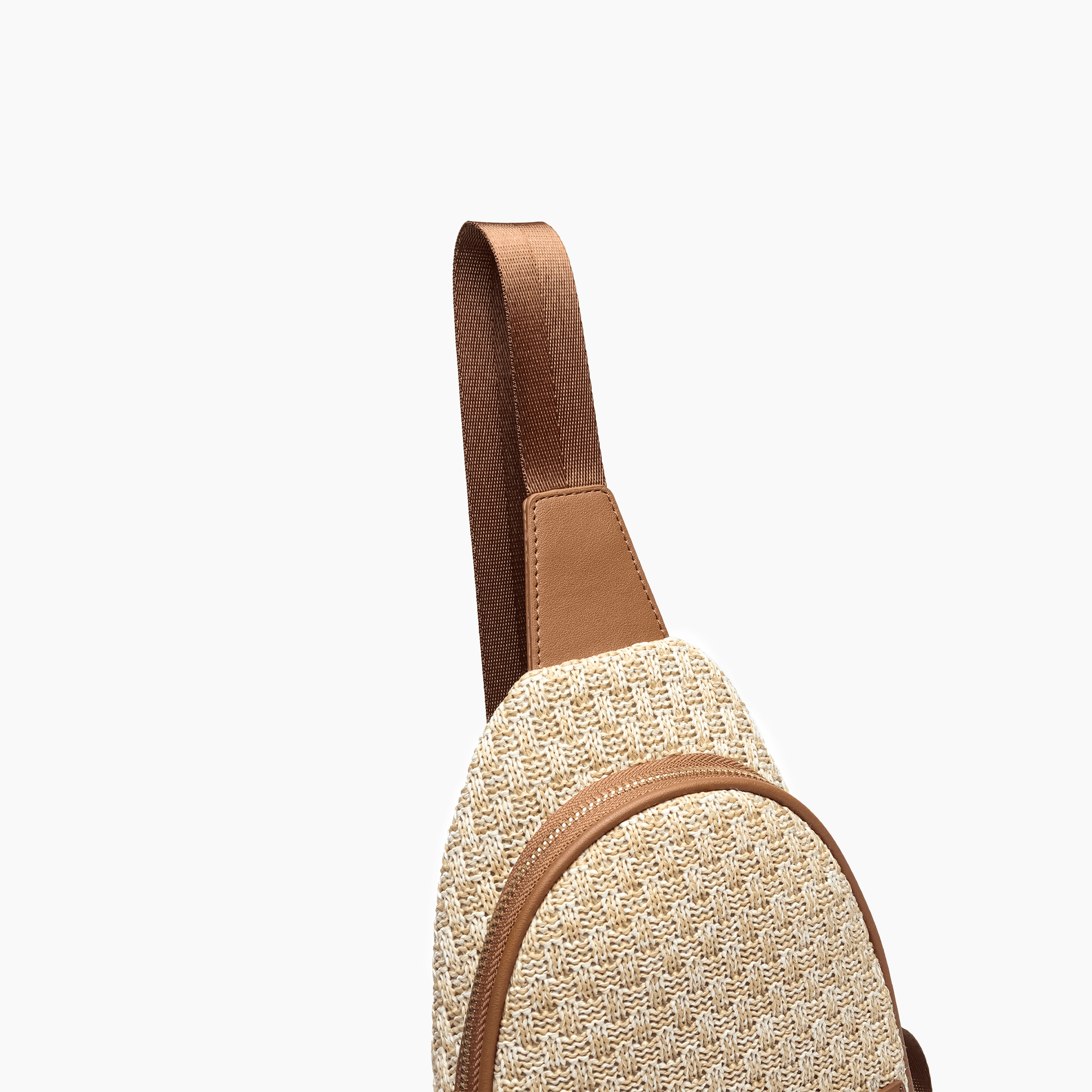 Lily Straw Crossbody Sling Bag