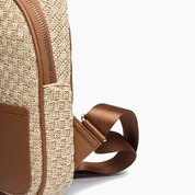 Lily Straw Crossbody Sling Bag