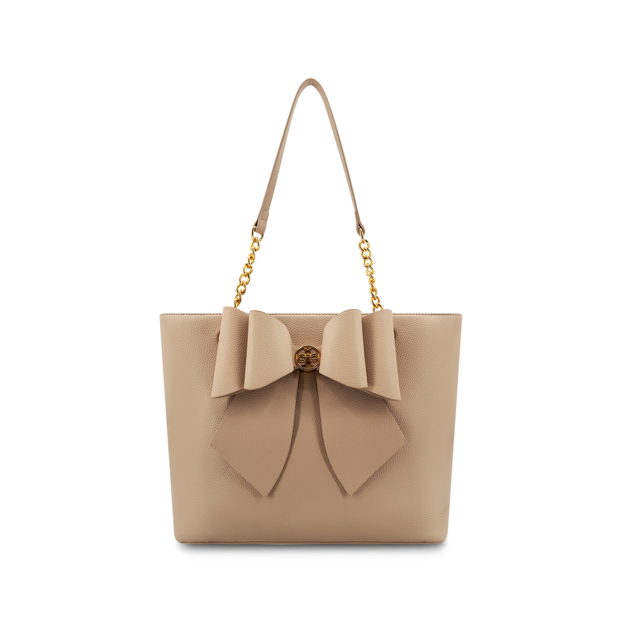 Aubrey Bow Vegan Tote Bag