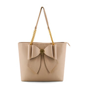 Aubrey Bow Vegan Tote Bag