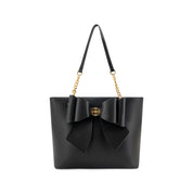 Aubrey Bow Vegan Tote Bag
