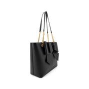 Aubrey Bow Vegan Tote Bag