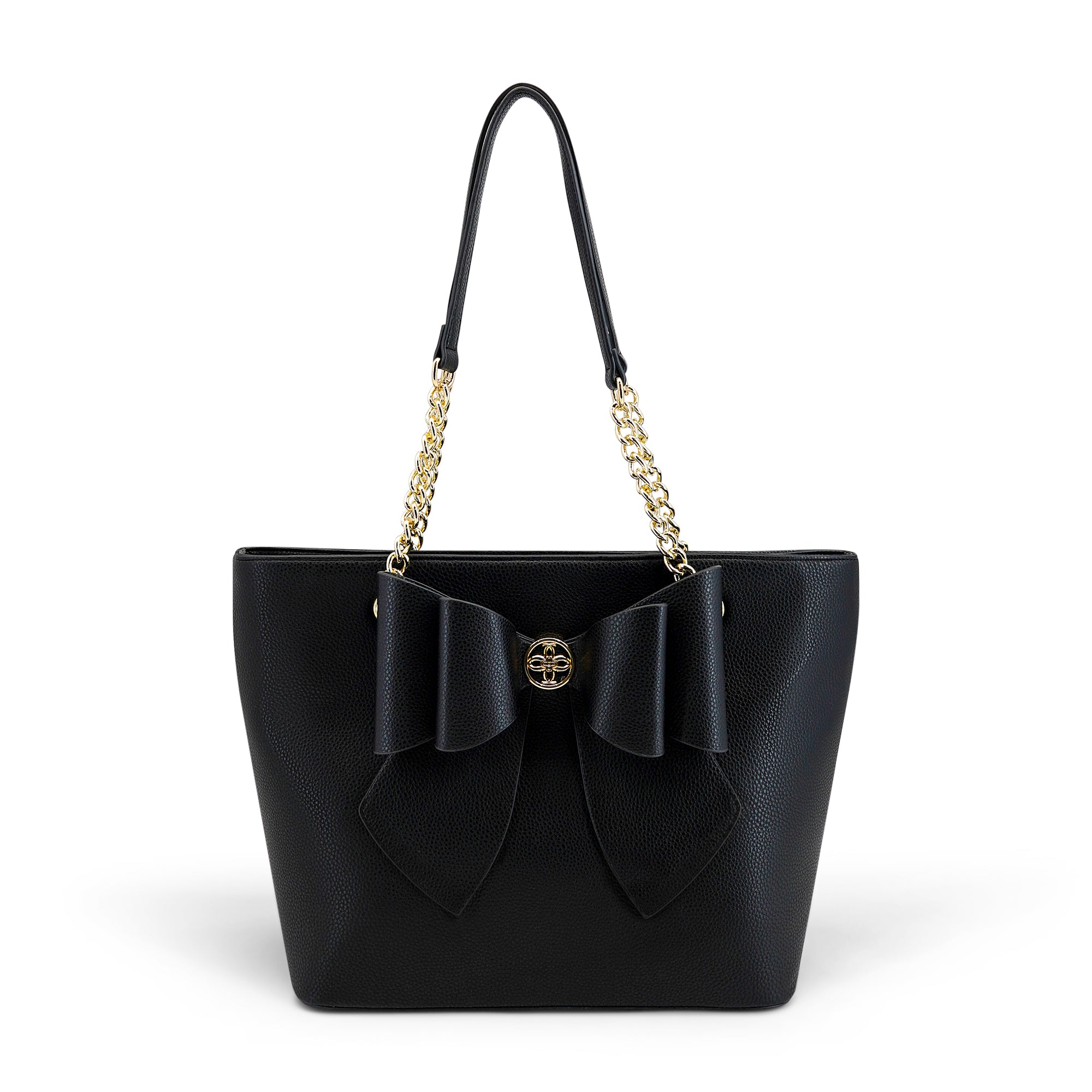 Aubrey Bow Vegan Tote Bag